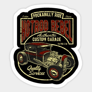 Hot Rod Rebel Sticker